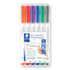 Staedtler Lumocolor Whiteboardstift 301 Set abwischbar von Whiteboards und Flächen wie Glas und Porzellan