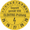 Prüfplakette Geprüft gemäß VDE - ELEKTRO PRÜFUNG