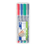 Staedtler Lumocolor permanent Folienstift 313 Set für Overhead-Projektion geeignet, sekundenschnelles trocknen