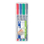 Staedtler Lumocolor permanent Folienstift 318 Set für Overhead-Projektion geeignet, sekundenschnelles trocknen