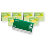 Plum Starterset QuickFix water resistant inkl. Pflasterspender 6 Pflasterrefills mit wasserfesten Pflastern