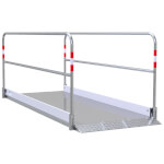 Grabenbrücke aus Aluminium für den sicheren Übergang über Gräben und Kanäle