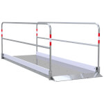 Grabenbrücke aus Aluminium für den sicheren Übergang über Gräben und Kanäle
