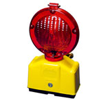 Baustellen-Warnleuchte doppelseitig rot LED-Signalleuchte fr Schrankenzune und Sicherheitsleitbaken