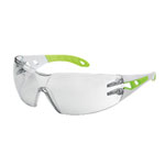 uvex Schutzbrille pheos s wei grn moderner Fashion Look in schmaler Ausfhrung